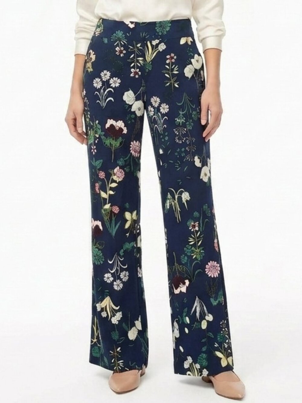 Ann Taylor LOFT Floral Print Rayon Pant- Sz. 2